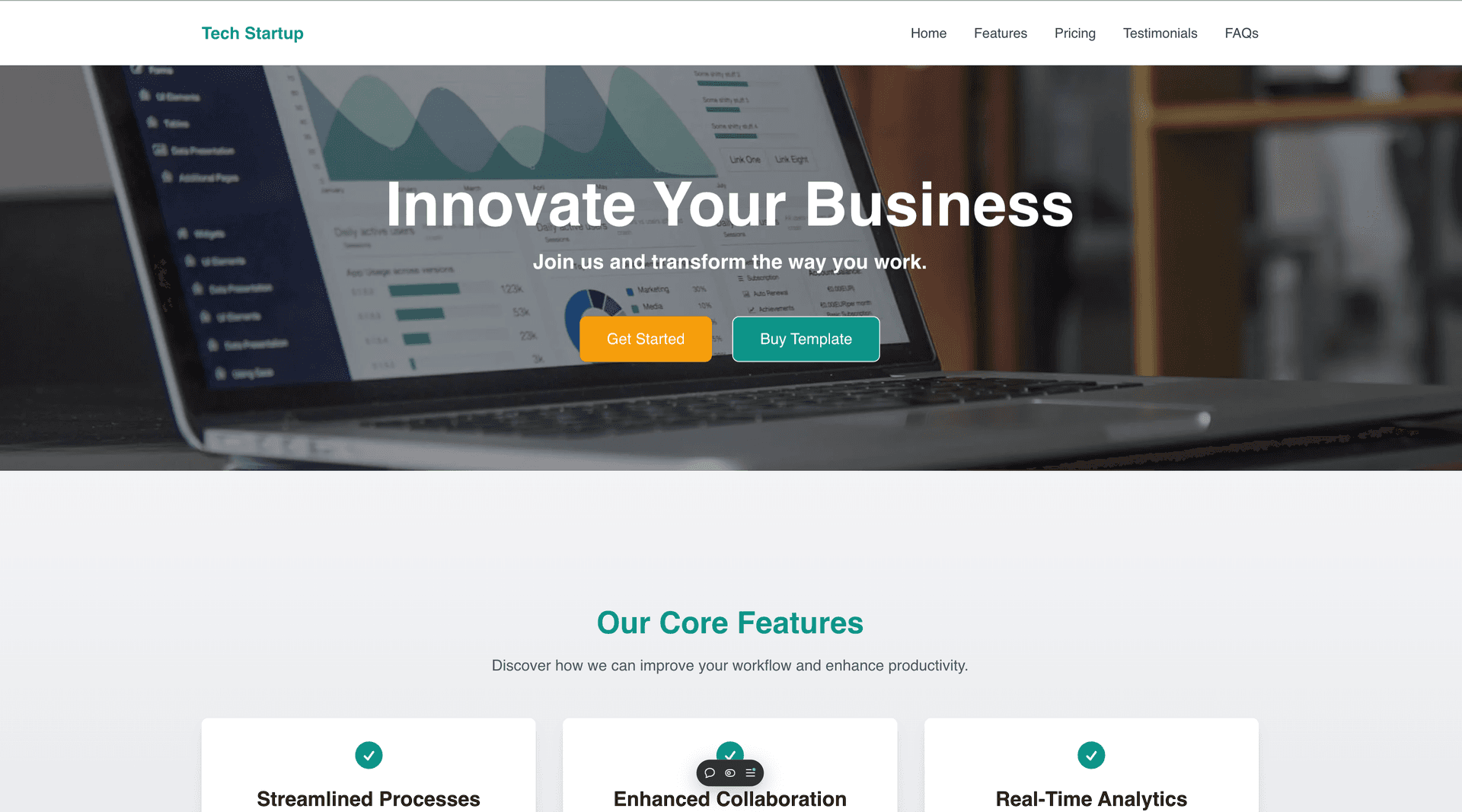 Start-up Landing Page